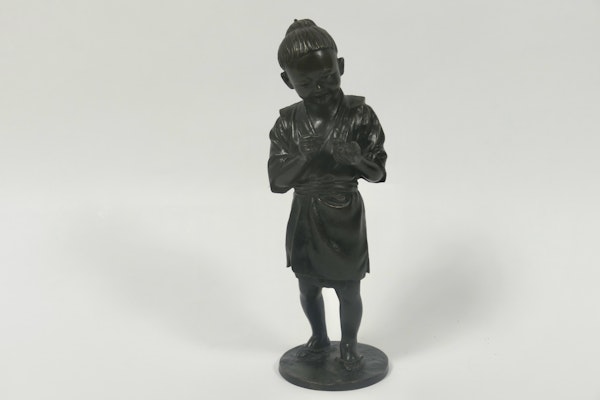 Japanese bronze Okimono - image 3