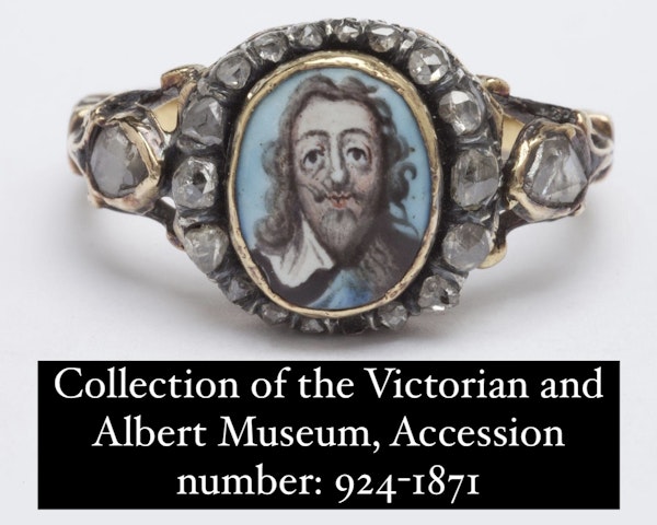Important royalist gold ring with a portrait of King Charles I, c.1600-1648/9. - image 11