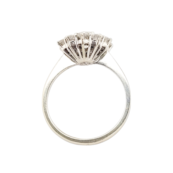 Vintage diamond cluster engagement ring SKU: 6943 DBGEMS - image 2