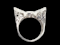 Flambouant 1940's stylised diamond bow dress ring SKU: 6946 DBGEMS - image 2
