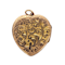 Antique 9ct gold engraved heart shaped locket SKU: 6953 DBGEMS - image 2