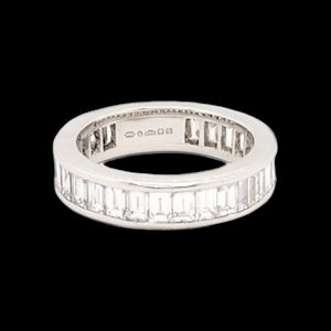 Baguette diamond eternity ring SKU: 6956 DBGEMS