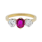 Gem ruby and diamond ring SKU: 6959 DBGEMS - image 1