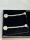 Beautiful Art Deco diamond platinum earrings at Deco&Vintage Ltd - image 3