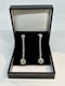 Beautiful Art Deco diamond platinum earrings at Deco&Vintage Ltd - image 2