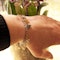 Vintage Gemstone, Enamel, Gold And Platinum Charm Bracelet - image 5