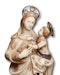 Large alabaster sculpture of the Madonna of Trapani. Sicilian, 18th century. - image 7
