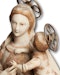 Large alabaster sculpture of the Madonna of Trapani. Sicilian, 18th century. - image 6
