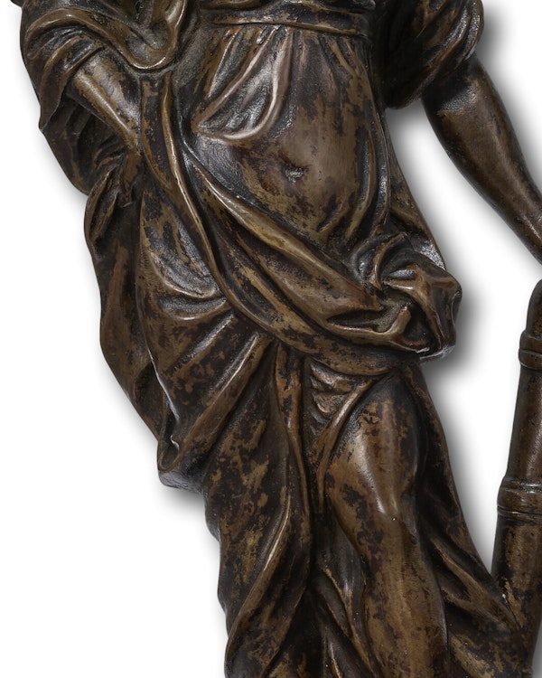 Bronze figure of Omphale. French, late 17th - early 18th century. - image 3