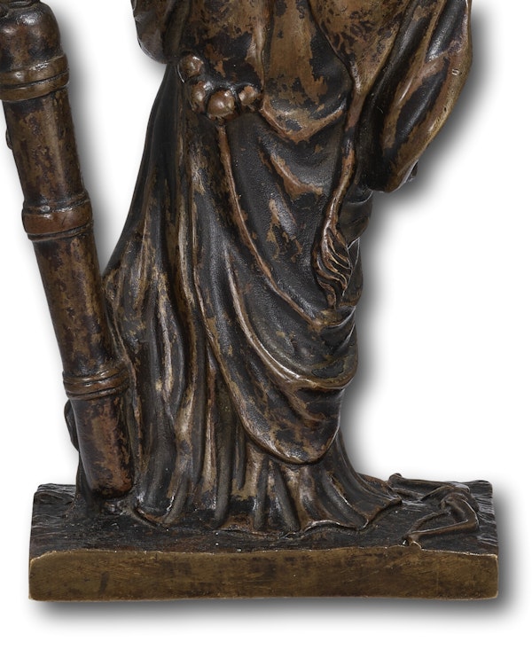 Bronze figure of Omphale. French, late 17th - early 18th century. - image 8