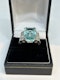 Very chic 1960,s French aquamarine diamond ring at Deco&Vintage Ltd - image 2