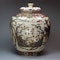 Japanese satsuma lobed jar and cover, Meiji period, 19th century - image 2