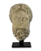 Important stone head of an emperor. Northern France, 12th - 13th century. - image 4