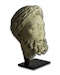 Important stone head of an emperor. Northern France, 12th - 13th century. - image 10