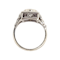 Art deco diamond engagement ring SKU: 7001 DBGEMS - image 2