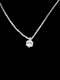 0.85cts diamond single stone diamond pendant and chain SKU: 7010 DBGEMS - image 2