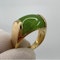 A Bvlgari Green Jade Tronchetto ring - image 3