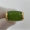 A Bvlgari Green Jade Tronchetto ring - image 4