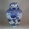 Japanese Arita blue and white jar and cover, circa 1680 - image 1
