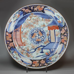 Japanese Arita Imari charger, 1690-1730