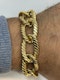 Lovely 1970,s large intertwined 18ct gold bracelet at Deco&Vintage Ltd - image 5