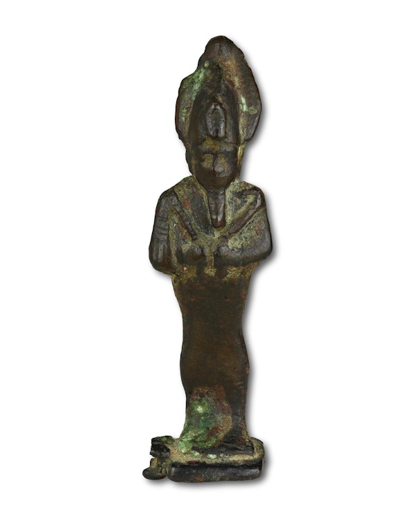 Bronze votive figure of Osiris. Egyptian, Late Period (c. 713–332 BC). - image 2