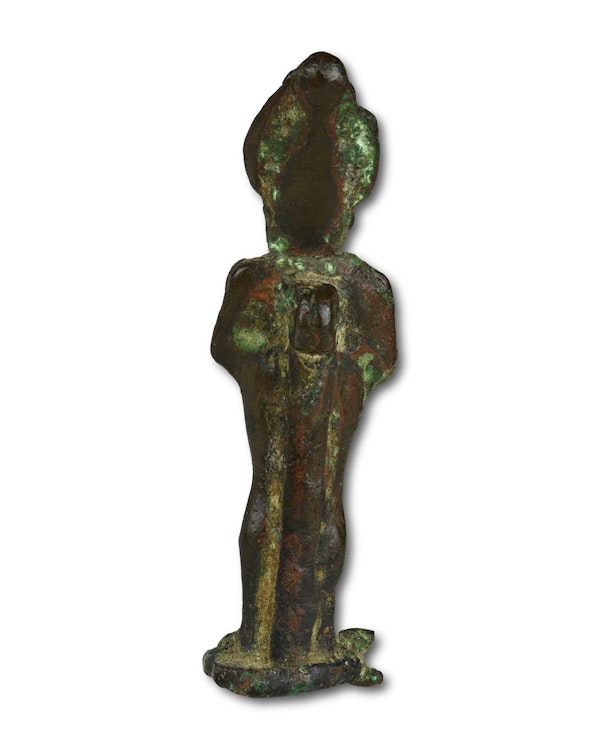 Bronze votive figure of Osiris. Egyptian, Late Period (c. 713–332 BC). - image 3