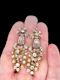 Antique hand diamond drop earrings SKU: 7064 DBGEMS - image 2