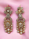 Antique hand diamond drop earrings SKU: 7064 DBGEMS - image 4