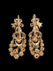Antique hand diamond drop earrings SKU: 7064 DBGEMS - image 3