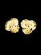 Cool 1960's organic trefoil gold and diamond earrings SKU: 7070 DBGEMS - image 3
