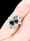 Sapphire and diamond engagement ring SKU: 7072 DBGEMS - image 2