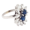 Sapphire and diamond engagement ring SKU: 7072 DBGEMS - image 3