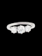 Art deco diamond trilogy engagement ring SKU: 7075 DBGEMS - image 1