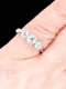 Art deco diamond trilogy engagement ring SKU: 7075 DBGEMS - image 2