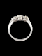 Art deco diamond trilogy engagement ring SKU: 7075 DBGEMS - image 3