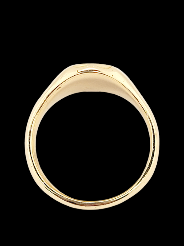 Heavy gauge 18ct gold signet ring SKU: 7079 DBGEMS - image 3