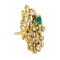 Cool organic 1970's emerald and diamond ring SKU: 7080 DBGEMS - image 2