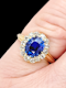 Gorgeous Ceylon sapphire and diamond engagement ring SKU: 7065 DBGEMS - image 3