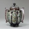 A fine silver-wired Japanese cloisonné eight-lobed twin-handled koro and cover, Meiji period - image 2