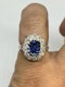 Lovely 2.7ct Victorian French sapphire diamond ring at Deco&Vintage Ltd - image 4