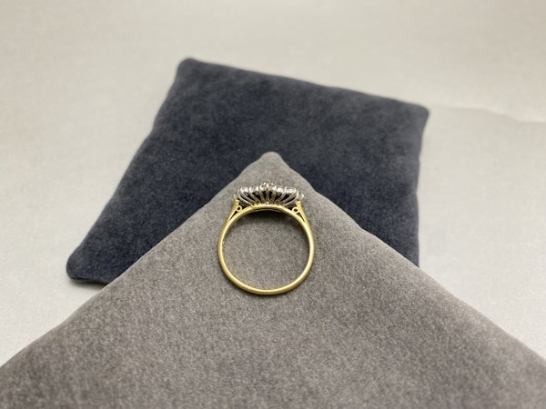 Diamond Ring in 18ct Yellow/White Gold dated London 1991, Lilly's Attic since 2001 - image 3