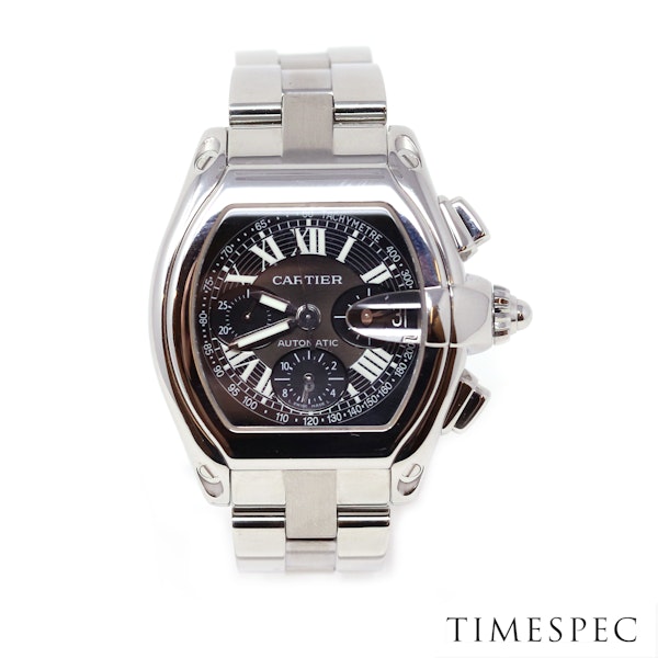 Cartier Roadster Chronograph. Steel. Large model. Automatic movement - image 2