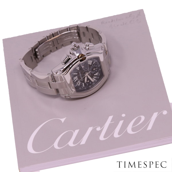 Cartier Roadster Chronograph. Steel. Large model. Automatic movement - image 8