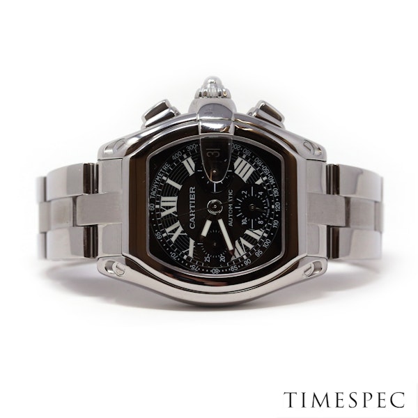 Cartier Roadster Chronograph. Steel. Large model. Automatic movement - image 4