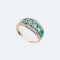 A Late Georgian Emerald Gold Ring - image 5