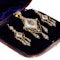 Antique Italian Micromosaic And Gold Brooch-Cum-Pendant And Earrings Suite, Circa 1870 - image 3