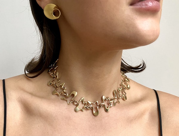 18k Gold Splash Necklace - image 4