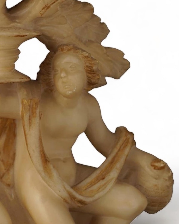 Alabaster sculpture of Bacchus and Ariadne. Sicilian, 17th century. - image 6