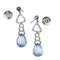 Art Deco Marzo Sapphire And Diamond Drop Earrings, Circa 1930 - image 4